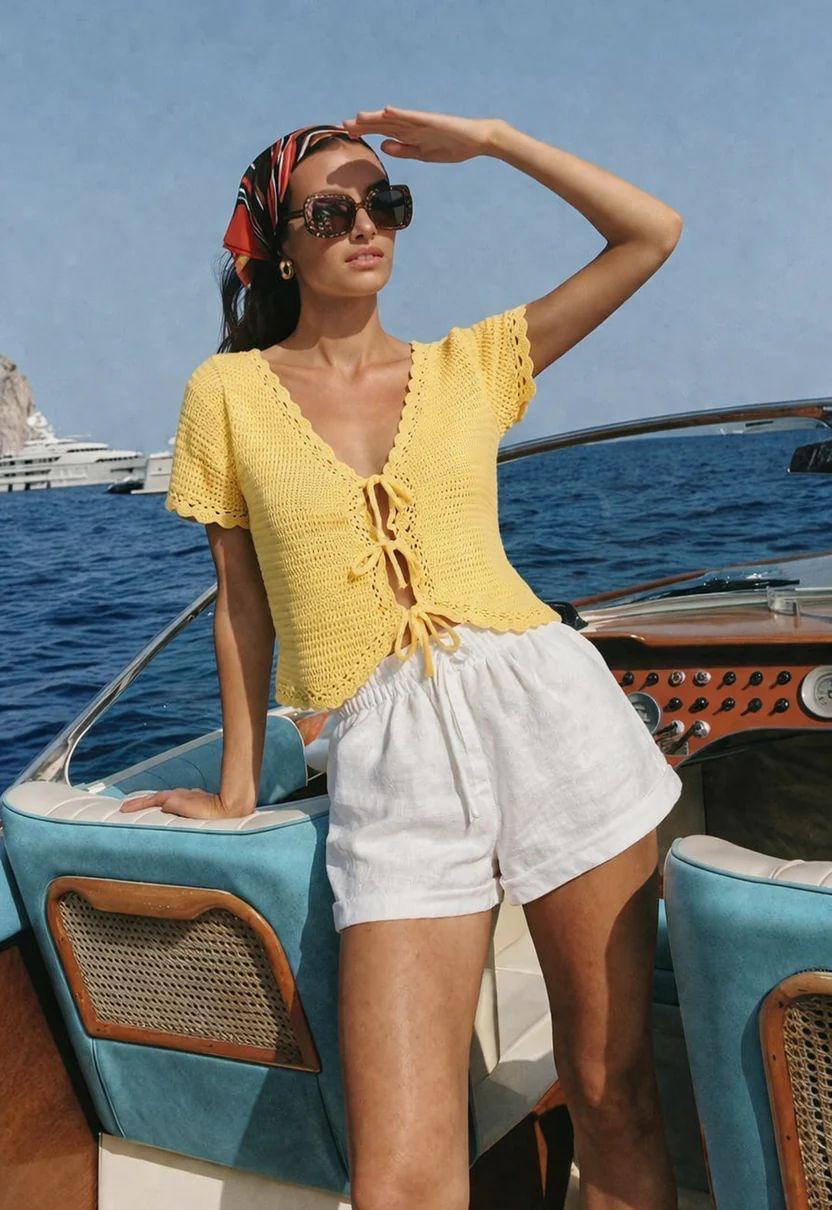 ELENA CROCHET BLOUSE